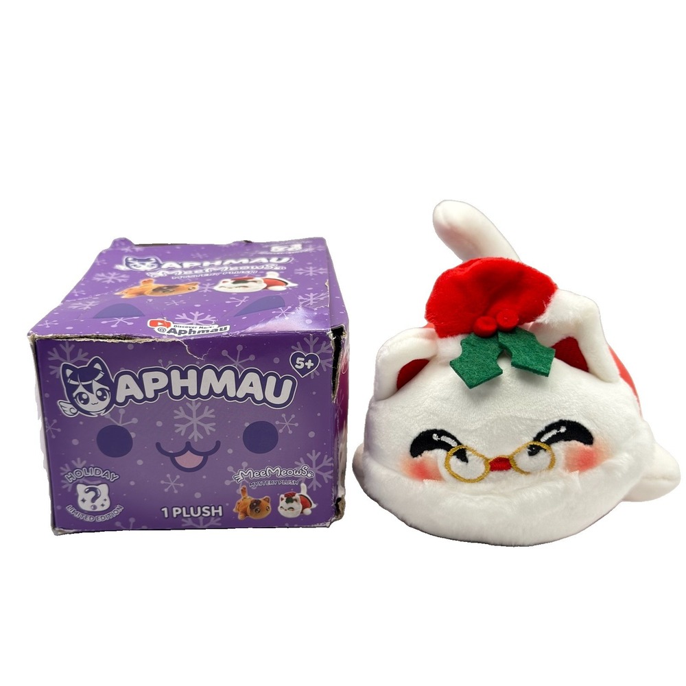 Aphmau MeeMeows Santa Claus Claire's Exclusive Mini Mystery Plush Christmas Toy